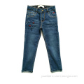 Blended Pants Children Jeans with Embroidery